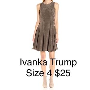 Ivanka Trump faux suede dress